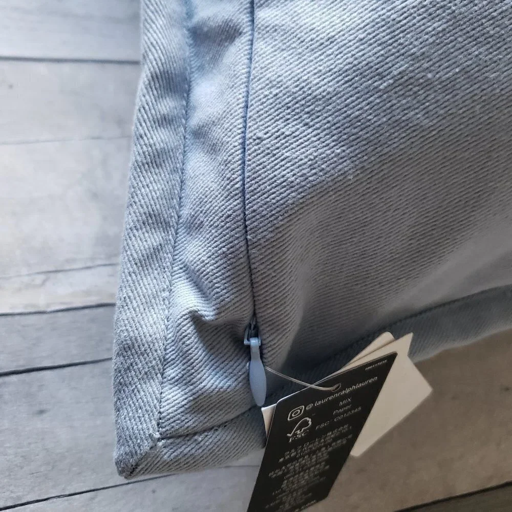 NWT – (set of 2) Ralph Lauren Elgin Light Blue Throw Pillow 20